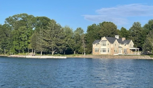 Waterfront Grindstone island estate, the height of sophistication in nature.