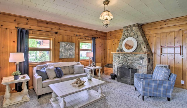 Waterfront Gull Lake Getaway w/ Dock & Yard!