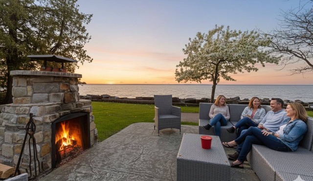 Waterfront Haven in Egg Harbor w/Kayaks, Games, Bikes & Outdoor Fireplace