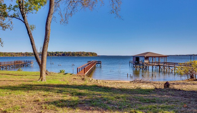 Waterfront Home at Lake Fork w/Boardwalk