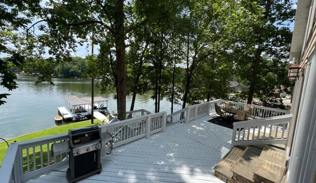 Waterfront Home, Deck and Large Dock