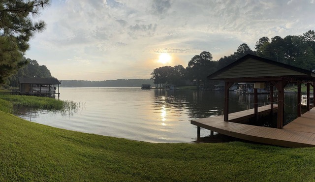 Waterfront home for you and your furry friends.
