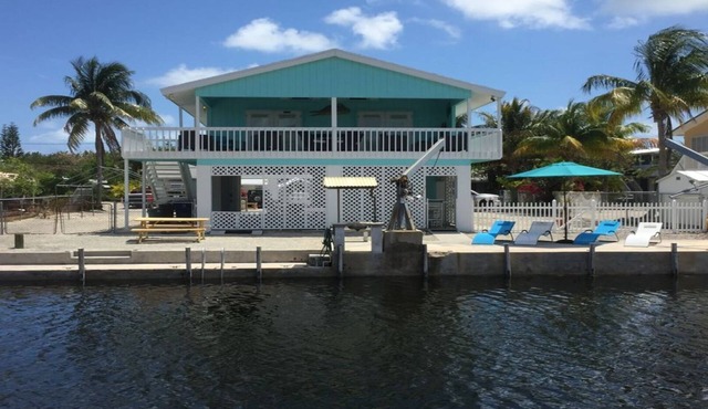 Waterfront Home in The Fabulous Florida Keys with Peak-A-Boo Views of the Bay!