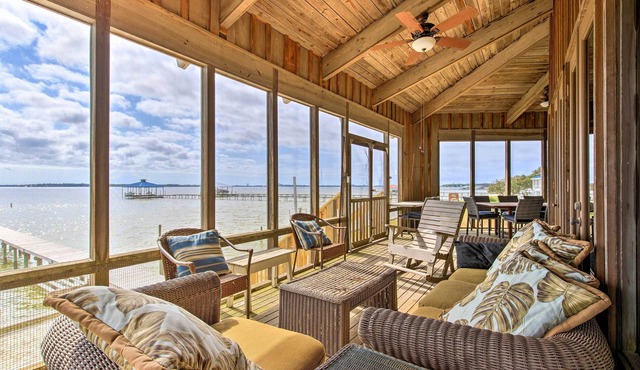 Waterfront Home on Perdido Bay: Private Dock, View