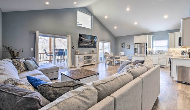 Waterfront Home on Lake Milton: Dock, Hot Tub