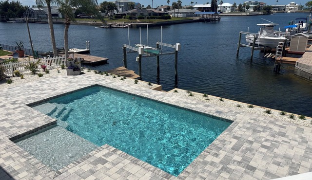 Waterfront home & beautiful heated pool