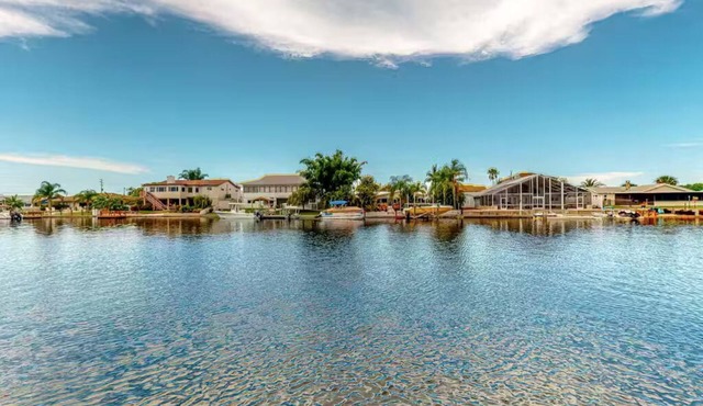 Waterfront home with direct gulf access