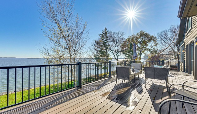 Waterfront Home w/Boat Dock & Deck in Storm Lake!