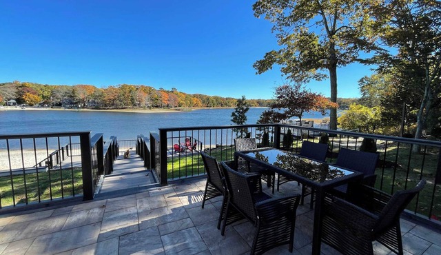 Waterfront Home w Private Beach & Firepit