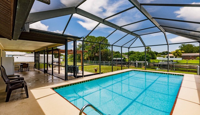 Waterfront Home with Private Heated Pool, Dock, Wifi