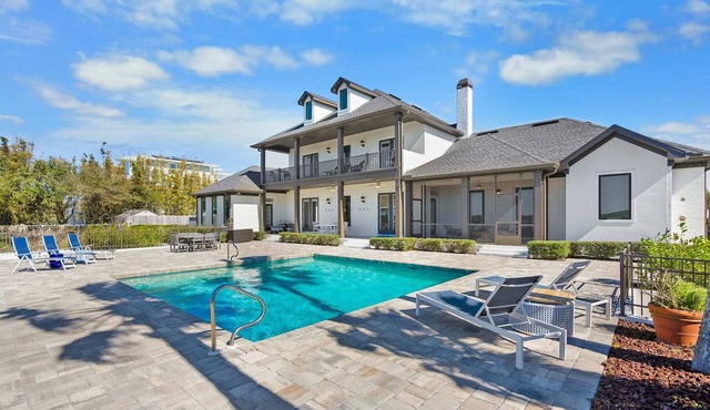 Waterfront Home w Patio, Heated Pool, Dock, Beach