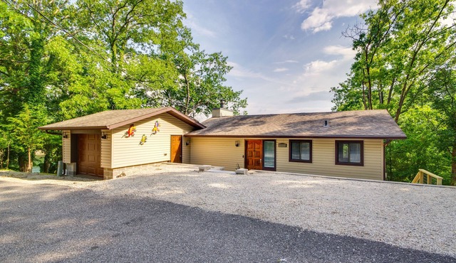 Waterfront Home w/Views & Dock in Sunrise Beach!