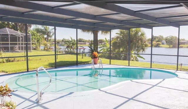 Waterfront Home With Pool