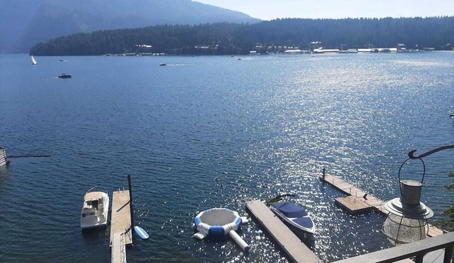 Waterfront Home with a Boat Dock