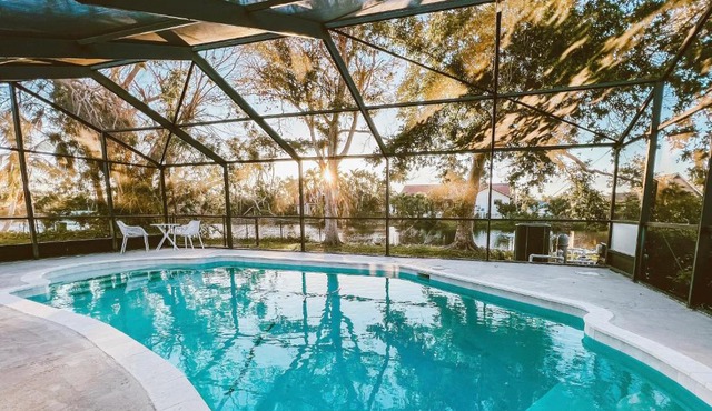 Waterfront Home with Pool Minutes to Sanibel