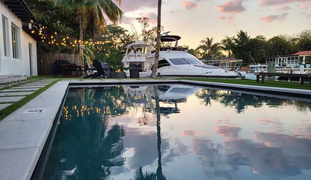 Waterfront Home with Pool, Private Dock, Kayak & SUP, Firepit, Fishing, Cornhole