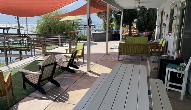 Waterfront home with dock Great Bass Fishing!