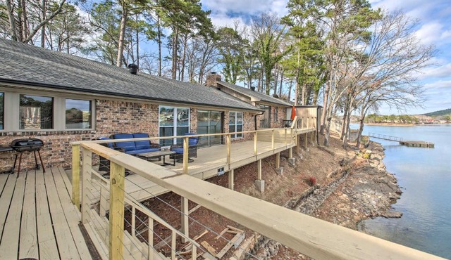 Waterfront Hot Springs Home with Private Dock!