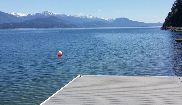Waterfront House On Camp Bay, near Sandpoint with Dock and swimming area.