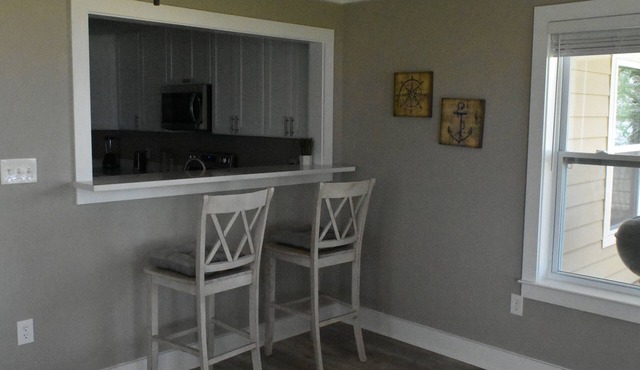 Waterfront house with beautiful views of Perdido Bay facing Florida.