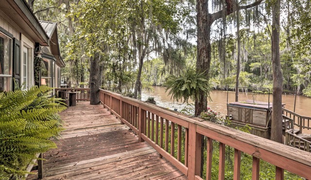 Waterfront Karnack Home w/Boathouse & Deck!