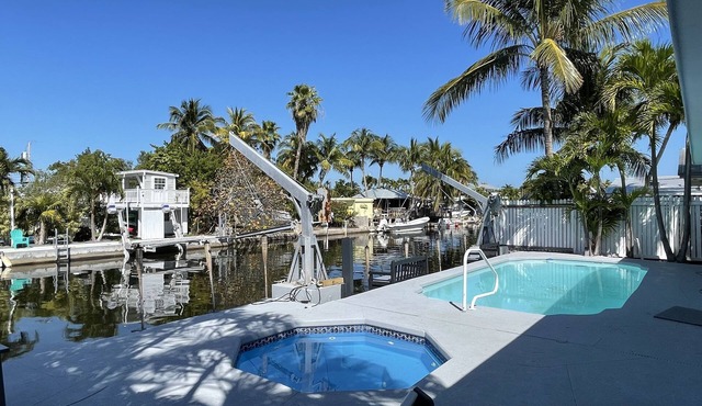 Waterfront Key West Home with Pool-Hot Tub on Riveria canal! 28 NIGHT MIN STAY.