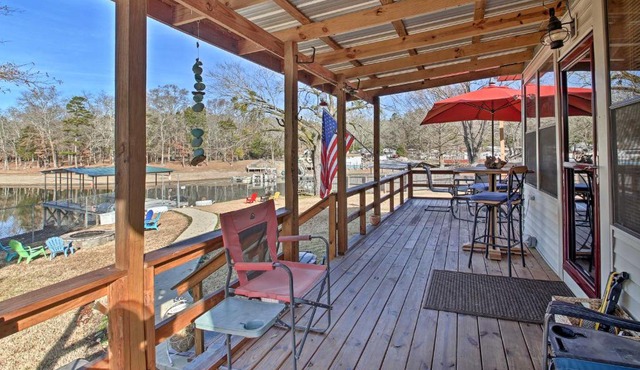 Waterfront Lake Hamilton House with Boat Dock!