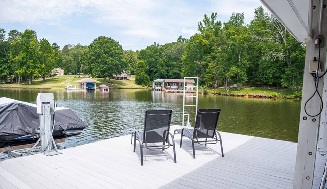 Waterfront Lake Home with Huge Dock!