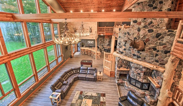 Waterfront Lake Mille Lacs Lodge w/Deck + Grill!