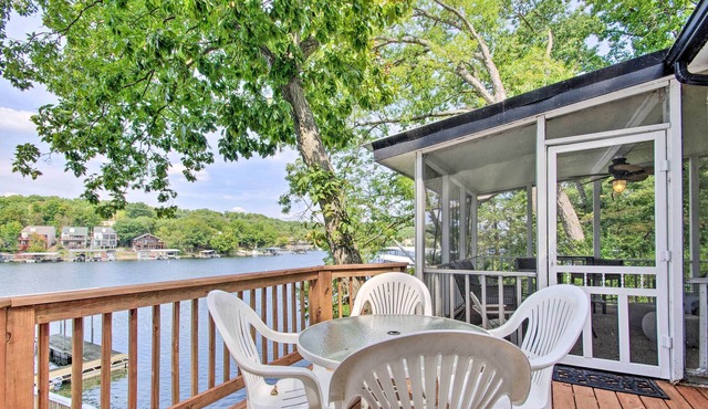 Waterfront Lake Ozark Retreat w/ Dock + View!