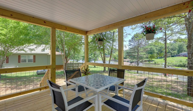Waterfront Lake Sinclair Home: Dock + Grill!