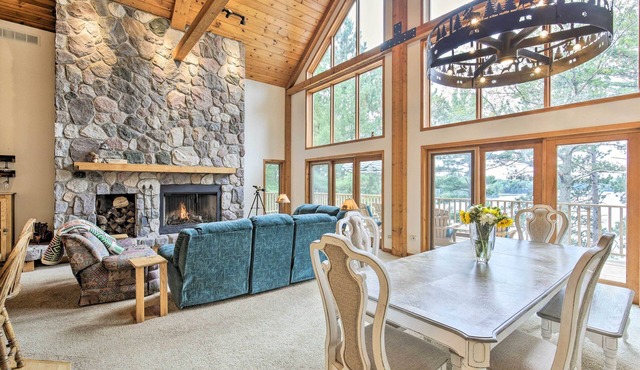 Waterfront Lake Tomahawk Cabin w/Game Room!