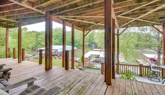 Waterfront, large covered boat slip provided, carport for 1 plus xtra parking