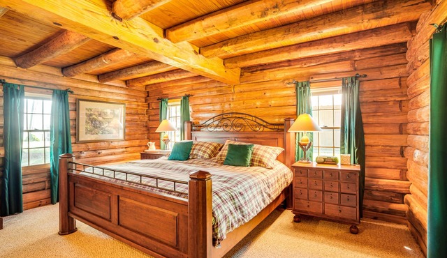 Waterfront Livingston Log Cabin w/Private Dock!