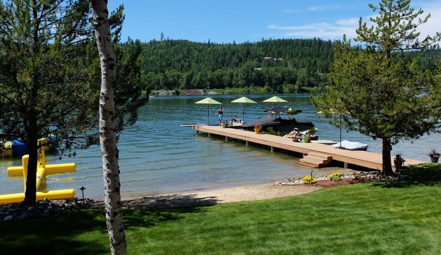 Waterfront Log Home | Private Dock | Expansive Beautiful Yard and Gardens