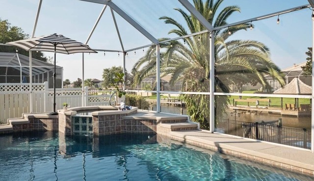 Waterfront Luxury: Pool, Spa, Dock & Coastal Style