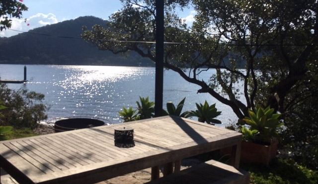 waterfront . MACKYS . outdoor firepit HAWKESBURY RIVER stunning views