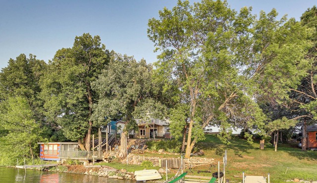 Waterfront Madison Lake Retreat w/ Boat Dock!