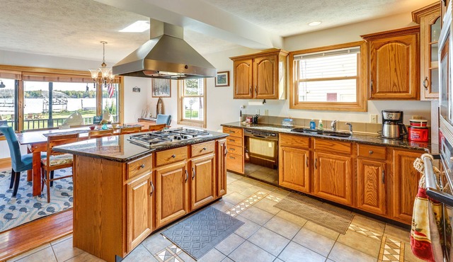 Waterfront Michigan Home w/ Dock & Game Room!