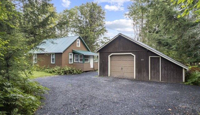 Waterfront Modern-Adirondack Cabin