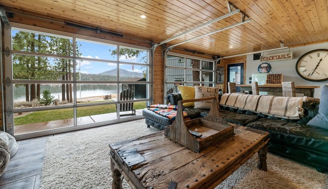 Waterfront. Newly remodeled. Amazing Game Room with Roll-Up Garage Doors. Backyard & Dock! High End.