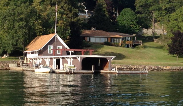 Waterfront Northern Lake George, 2 homes a ranch and a 1890's boathouse