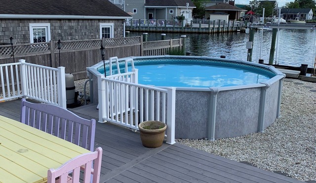 Waterfront Oasis on lagoon and Barnegat Bay