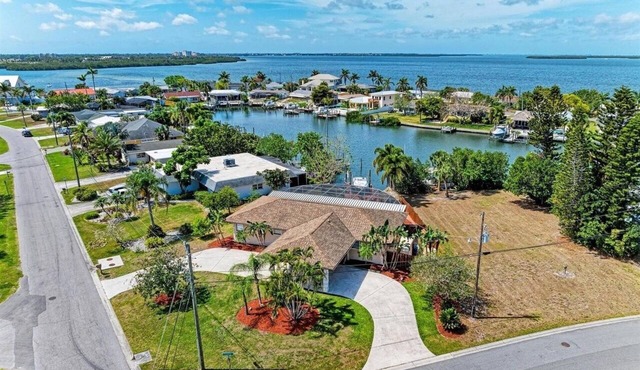 Waterfront Palmetto Home with Pool, Tiki Bar & Gulf Access