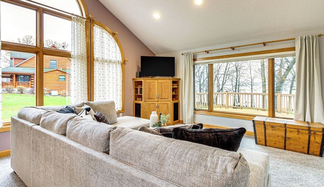 Waterfront Pelican Lake Gem in Ashby!