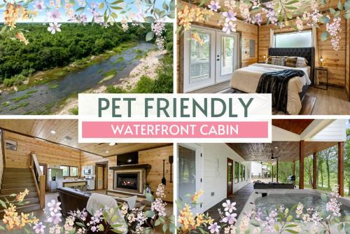 Waterfront Pet Friendly Cabin on Glover River with Hot Tub near Broken Bow, Oklahoma