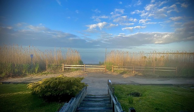 Waterfront & private beach Scandinavian style house near Bellport, NY