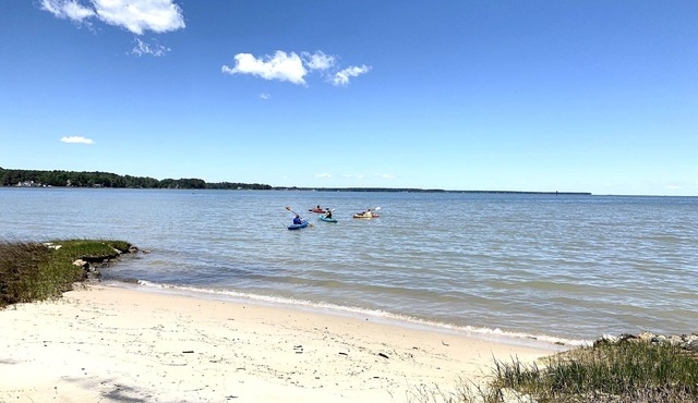 Waterfront, Private Beach, Mid Century Style