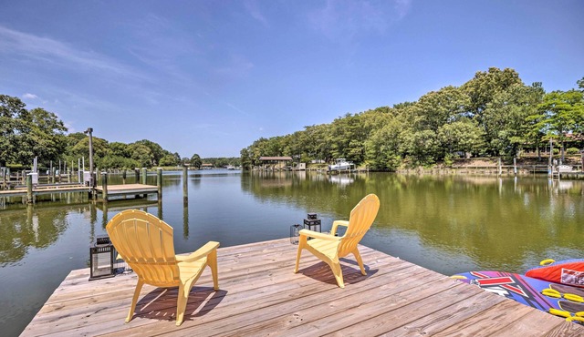 Waterfront Reedville Home w/Private Dock!