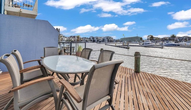 Waterfront Retreat with Balcony & Stunning Views